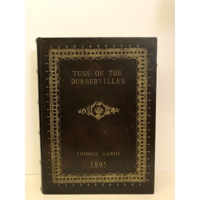 Wood Book Box Hidden Jewelry Secret Fake Faux Vintage Tess Of The Dubervilles   123265280644